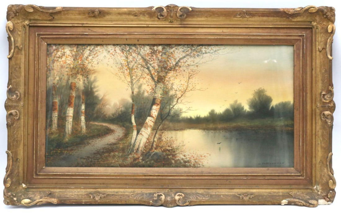 Antique Raymond Grace Russell (American, 1876-1967) Watercolor (1 of 6)