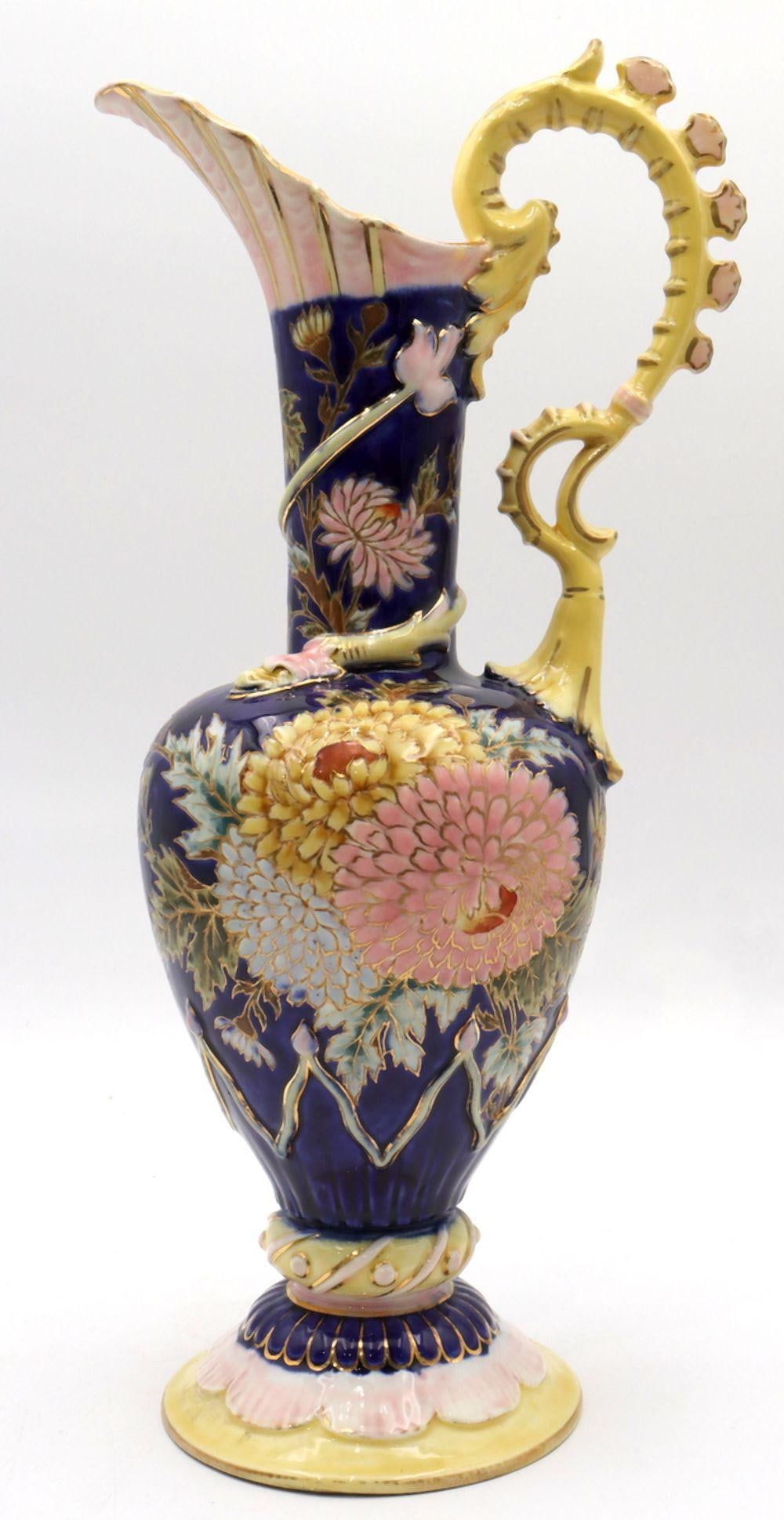 Zsolnay Hungary Porcelain Pitcher (1 of 11)