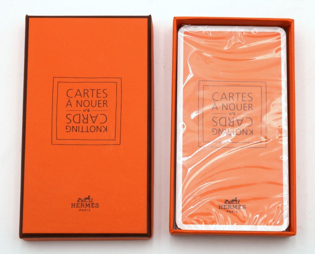 Hermes "Knotting Cards" with Original Box (1 of 3)