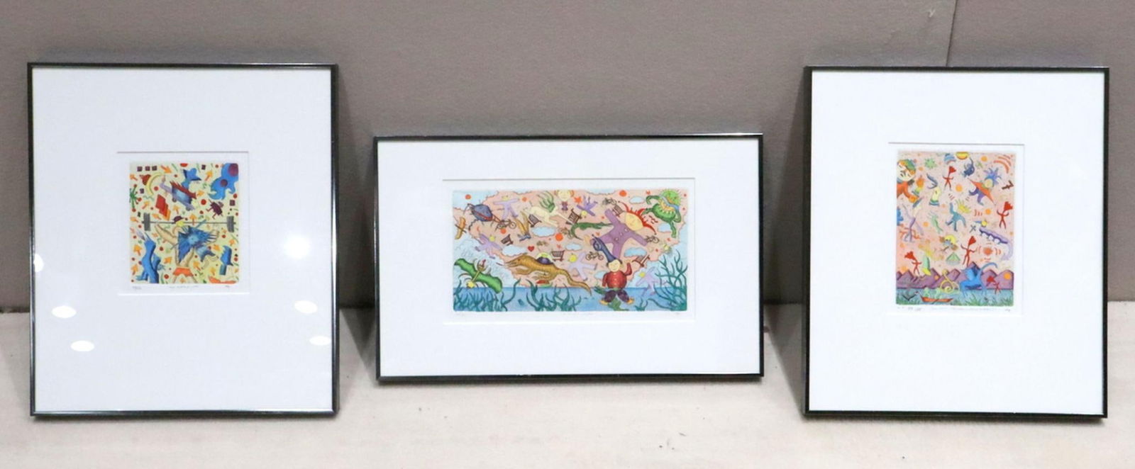 Alp Ozberker (American, 20th C.) Limited Edition Lithographs (1 of 4)