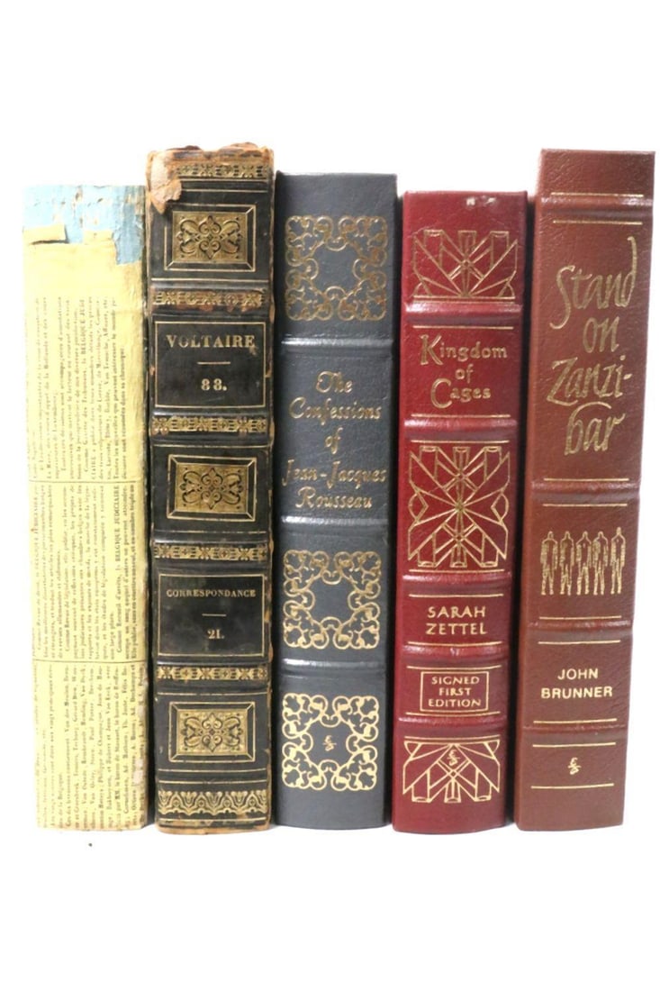 Group Lot 5 Books, Easton Press Publishing & Voltaire (Antique) (1 of 9)