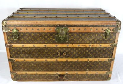 Vintage Louis Vuitton Monogram Canvas Trunk