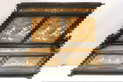 Antique Italian Renaissance Hallway Chest Bench