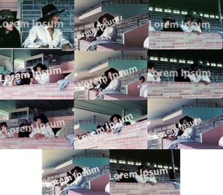 Jimi Hendrix Rare 11 Ektachrome Slide Film Photographs