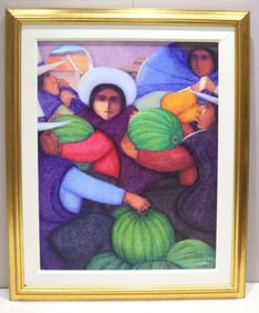 Ernesto Gutierrez (Peruvian, b.1939) Oil Painting on Canvas