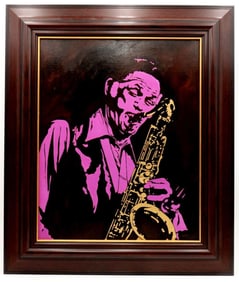 Ilkin Deniz (Turkish, b.1961) Acrylic Painting on Canvas