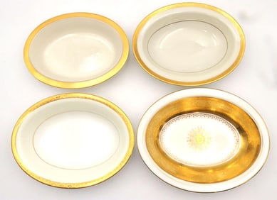 Mixed Lot- Gilded Porcelain Serving Dish Set
