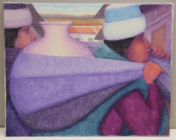 Ernesto Gutierrez (Peruvian, b.1939) Oil Painting on Canvas