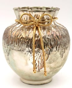 Melda Turkish 900 Silver Vase