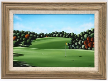 Ilkin Deniz (Turkish, b.1961) Acrylic Painting on Canvas