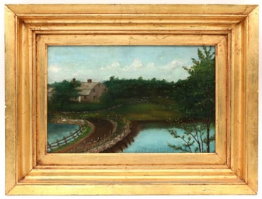 Late 19th Century Landscape Oil Painting