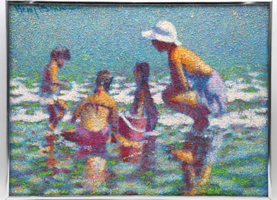 Henry Benson (American, 1930-1998) Acrylic Painting