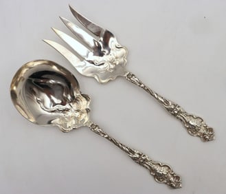 Wallace "Irian" Sterling Silver Salad Set