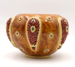 Antique Zsolnay Hungarian Porcelain Vase