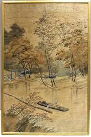 Large Vintage Japanese Tapestry