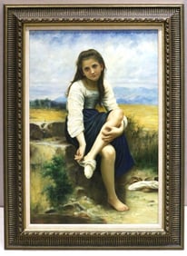 Caie Graham (American, b. 1941) "Renaissance Girl"