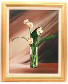 Ilkin Deniz (Turkish, b.1961) Acrylic Painting on Canvas