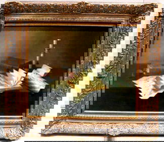 Signed Fred M. Fenetti Still Life Oil Painting