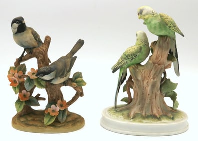 Pair of Andrea Bird Porcelain Sculptures