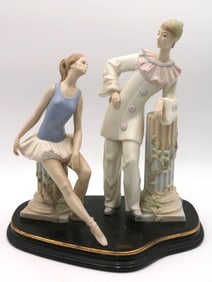 Vintage Nadal Porcelain Group with Base