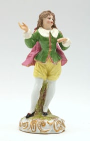 Antique German Hand Painted Porcelain Sculpture