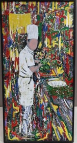 Caie Graham (American, b. 1941) Acrylic Painting on Canvas