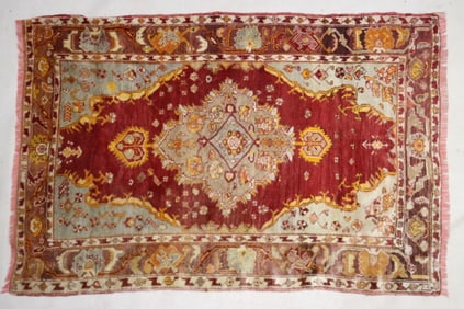Persian 100% Wool Hand-Woven Hamadan Small Rug 4' x 6'