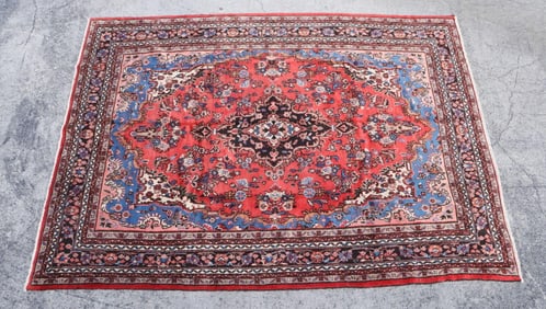 Persian 100% Wool Hand-Knotted Kashan Rug 8' x 11'