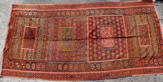 Persian Kayseri Kilim Hand Made Wool Rug