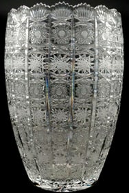 Vintage American, Brilliant Cut Crystal Vase