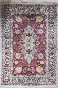 Vintage Persian Wool Prayer Rug