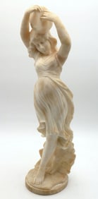 Vintage Italian Carved Marble Sculpture