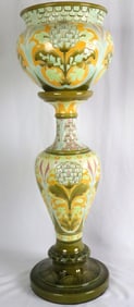 Burmantofts Faience Majolica Jardiniere