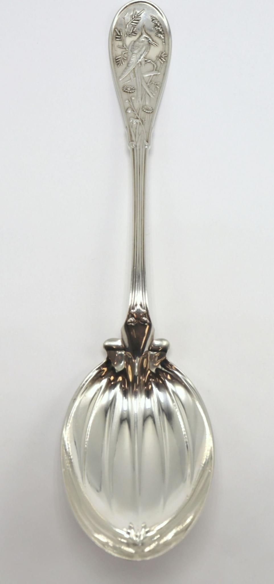 Tiffany & Co. "Japanese" Sterling Silver Serving Spoon (1 of 6)