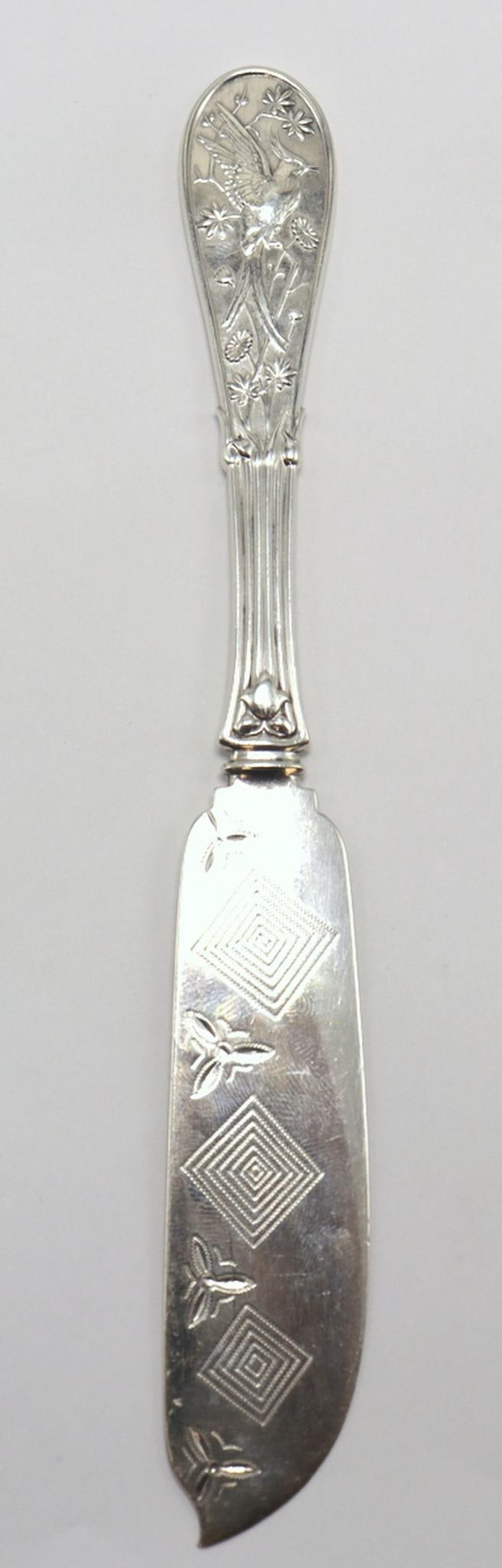 Tiffany & Co. "Japanese" Sterling Silver Master Butter Spreader (1 of 5)