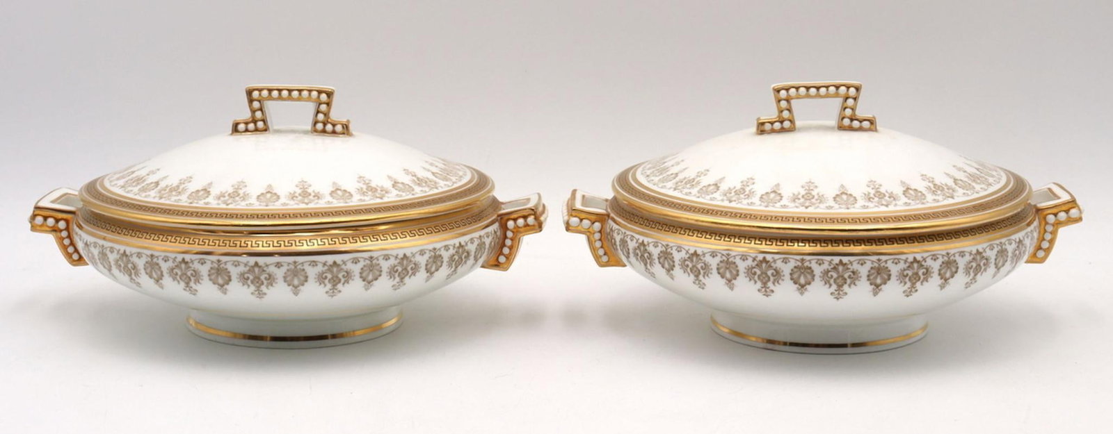 2 Pc. Cauldon for Tiffany & Co. Porcelain Vegetable Dishes (1 of 6)
