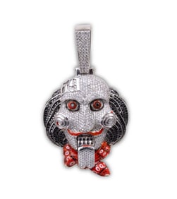 6ix9ine's "Billy the Puppet" Jigsaw Pendant