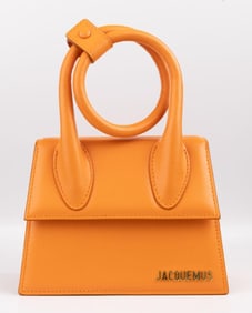 Jacquemus "Le Chiquito" Noeud Coil Top Handle Bag