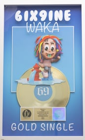 6IX9INE, WAKA, RIAA Commemoration Award Plaque