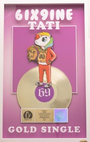 6IX9INE, TATI, RIAA Commemoration Award Plaque