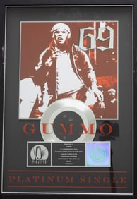 6IX9INE, GUMMO, RIAA Commemoration Award Platinum Plaque