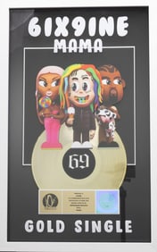 6IX9INE, MAMA, RIAA Commemoration Award Plaque
