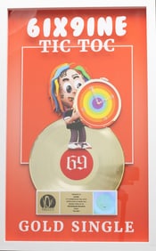 6IX9INE, TIC TOC, RIAA Commemoration Award Plaque