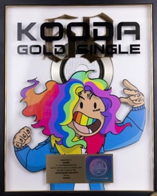 6IX9INE, KOODA, RIAA Commemoration Award Plaque