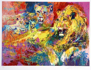 LeRoy Neiman "Royal Family" Serigraph, Unframed