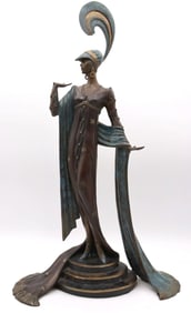 Erte "Directoire" Bronze Sculpture