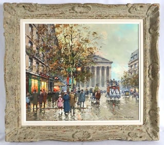 Antoine Blanchard (French, 1910-1988) Oil Painting on Canvas