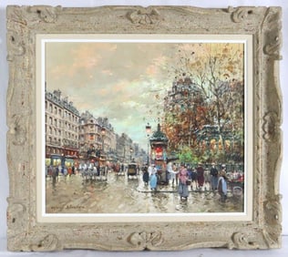 Antoine Blanchard (French, 1910-1988) Oil Painting on Canvas
