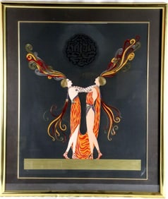 Erte "Kiss of Fire" Serigraph