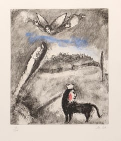 Marc Chagall (French/Russian, 1887-1985) "Salvation for Jerusalem" Lithograph